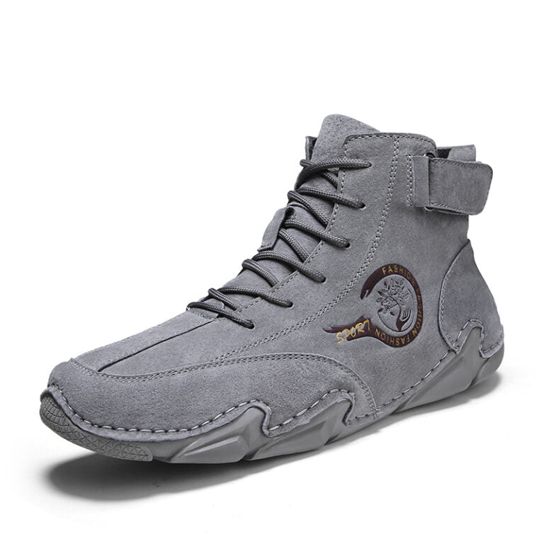 Spring New Handmade Leather Western Boots for Men