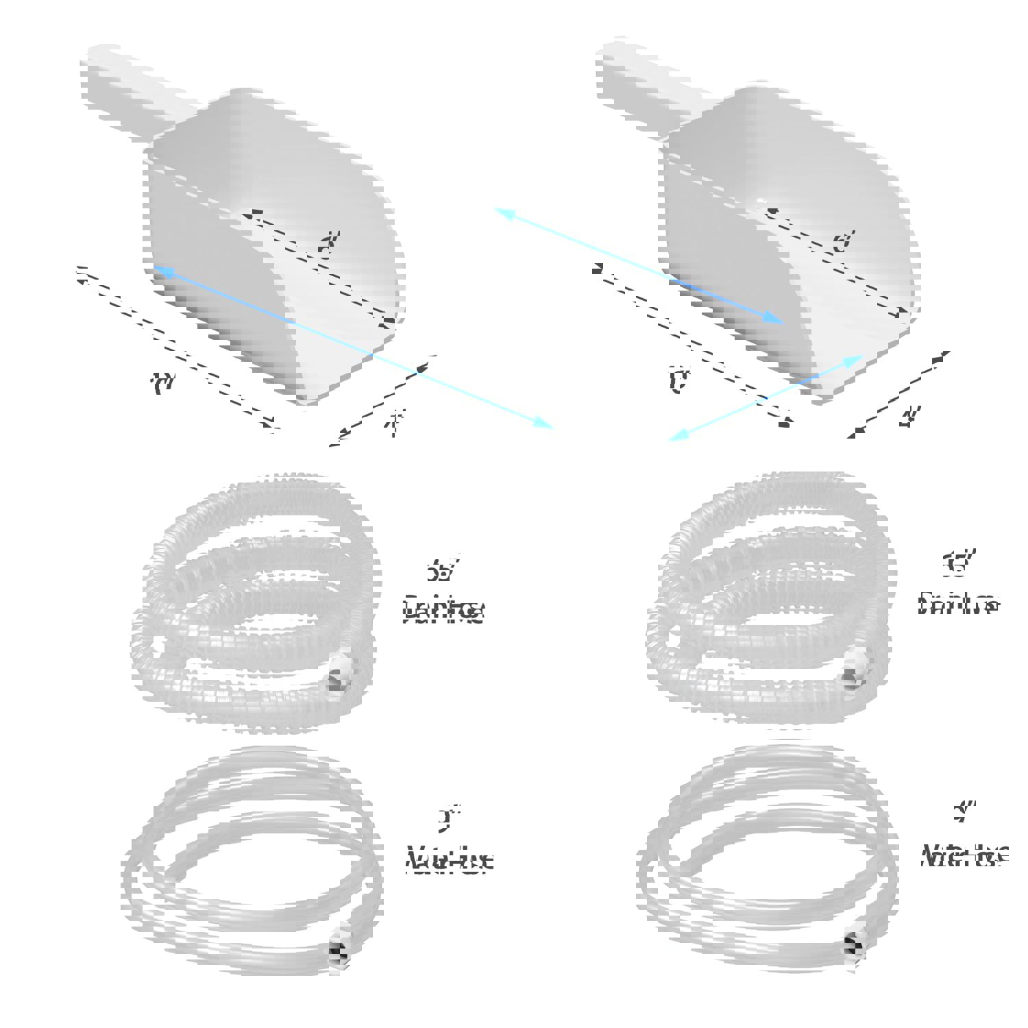 22 in. Air Cooled Undercounter Commercial Ice Maker, 265 lbs/24h