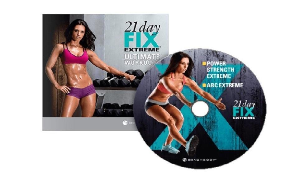 21 Day Fix Extreme Workout Program Deluxe Kit Complete Fitness 4 DVD Set