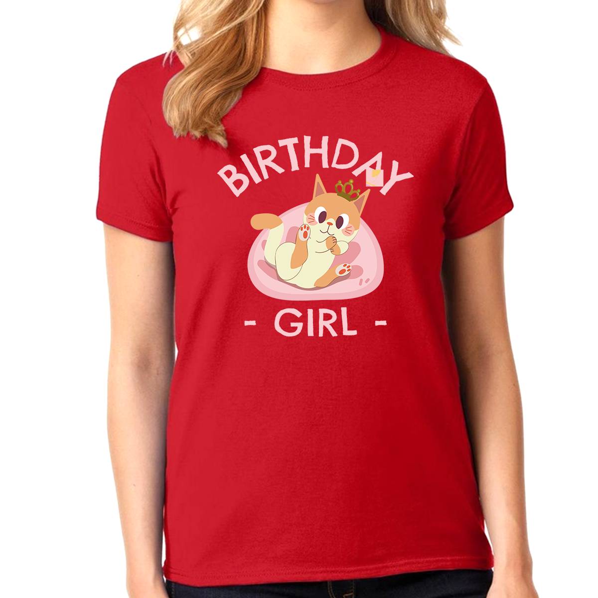 Cute Cat Birthday Girl Shirt for Toddlers - Funny Birthday Gift Idea