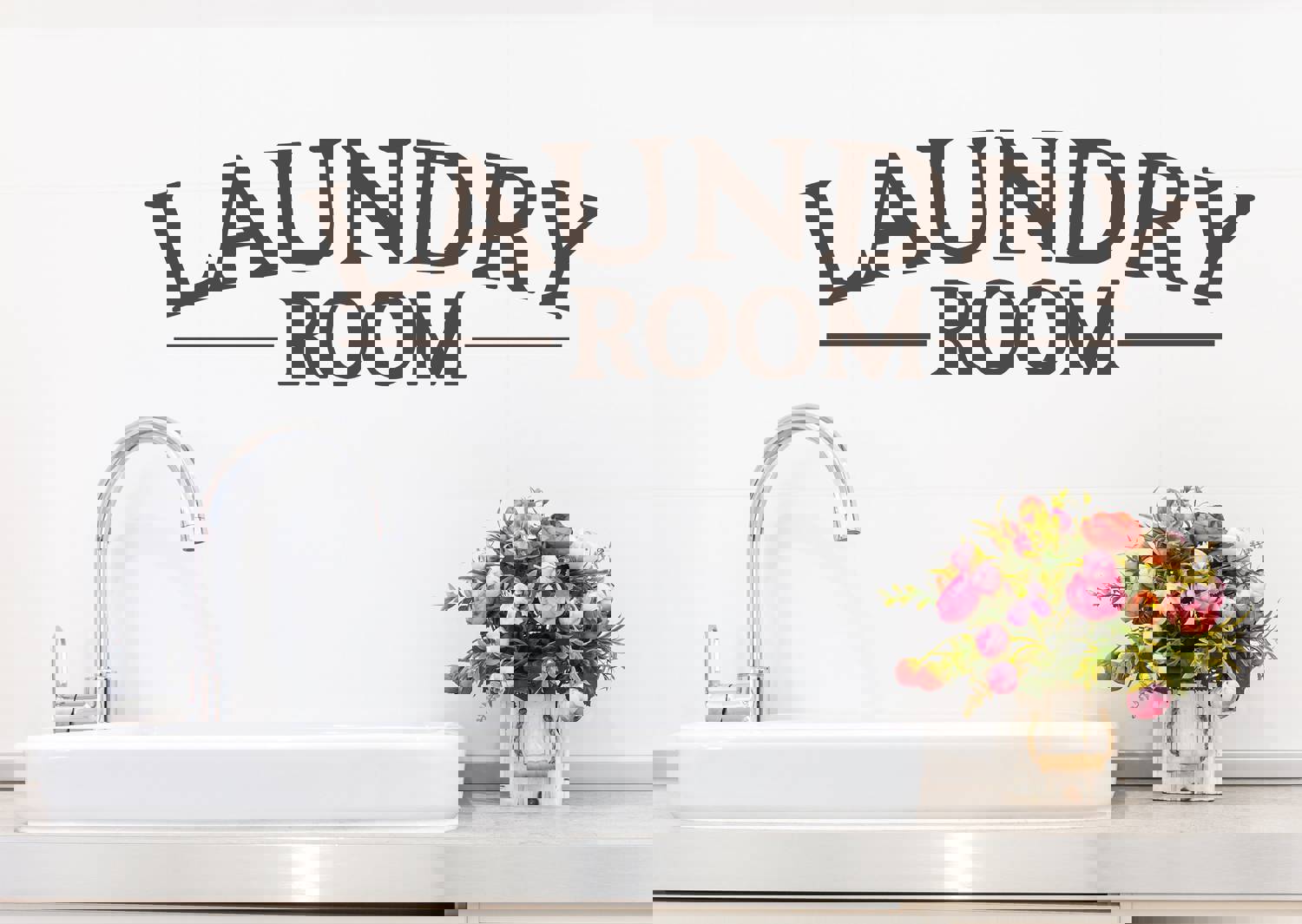 Laundry Room Wall Decal - Stylish and Functional Home Decor