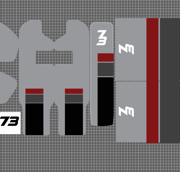 C1X Style Replica Decal Kit for Super 73 RX