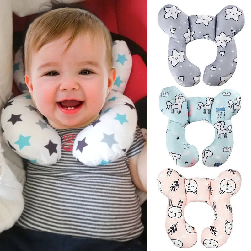Baby Travel Pillow - Comfortable Head and Neck Support for Newborns and Toddlers