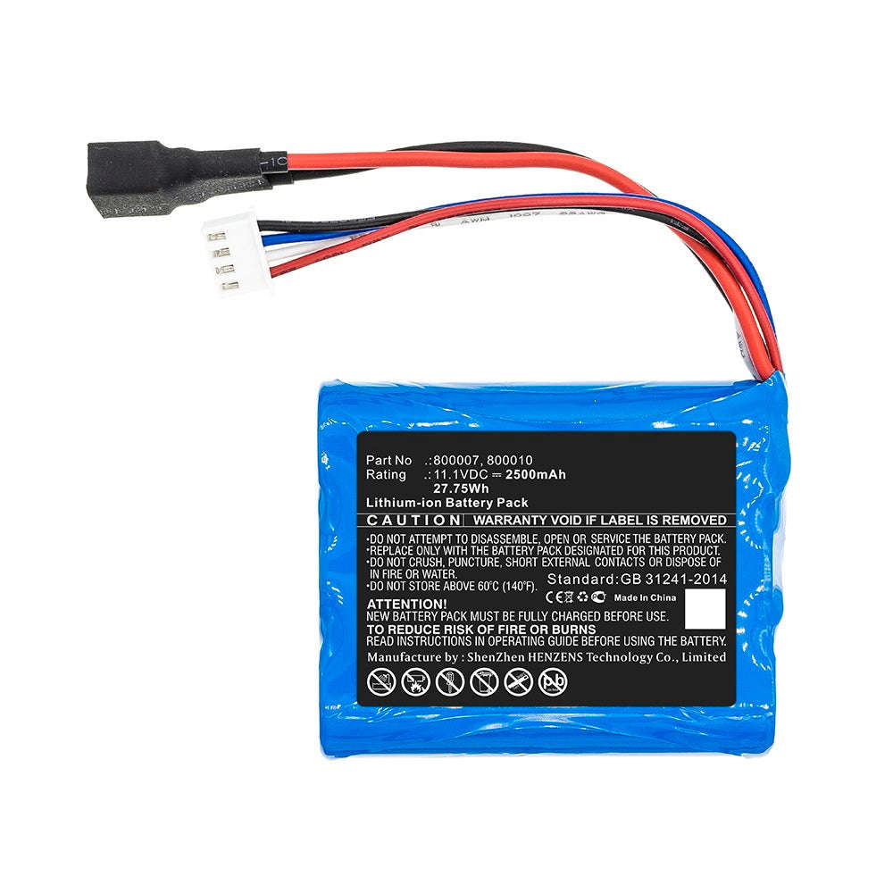 BNA-WB-L9815 Cars Battery - Li-ion, 11.1V, 2500mAh, Ultra High Capacity - Replacement for Carrera 0 Battery