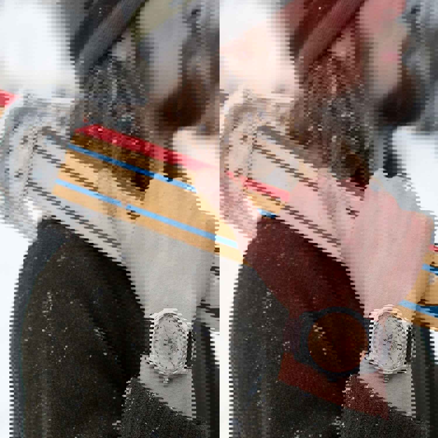 60th Birthday Gift Watch - Unique Wooden Timepiece for Him or Anniversary Gift for Parents