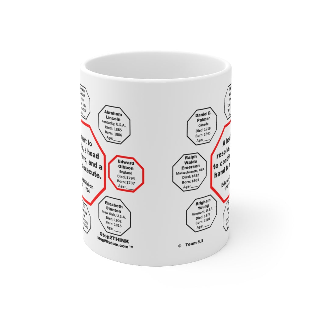 MW-5.3 - Edward Gibbon Quote Ceramic Mug 11oz