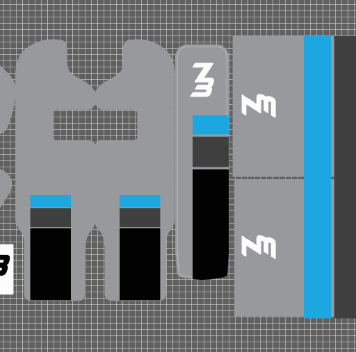 C1X Style Replica Decal Kit for Super 73 RX