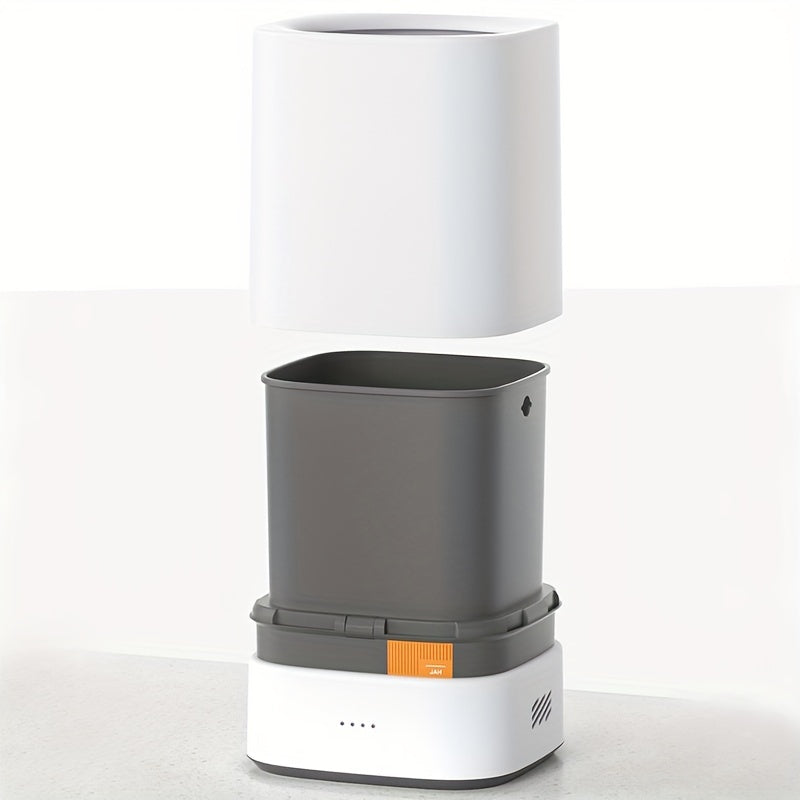 1pc Smart Adsorption Trash Can, Large Capacity for Home & Office Use