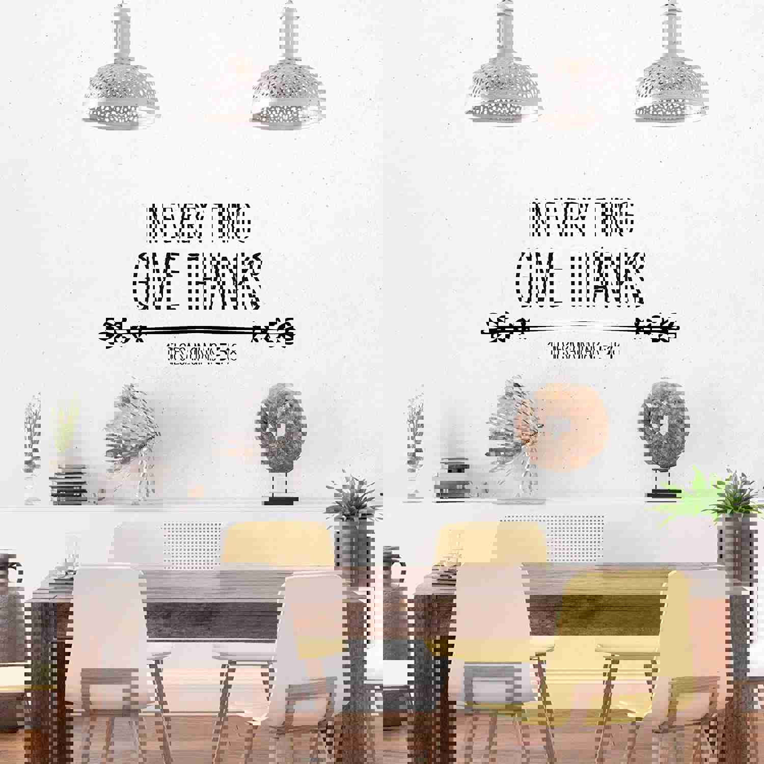 Religious Quotes Vinyl Wall Sticker - Thessalonians Bible Verse Decal