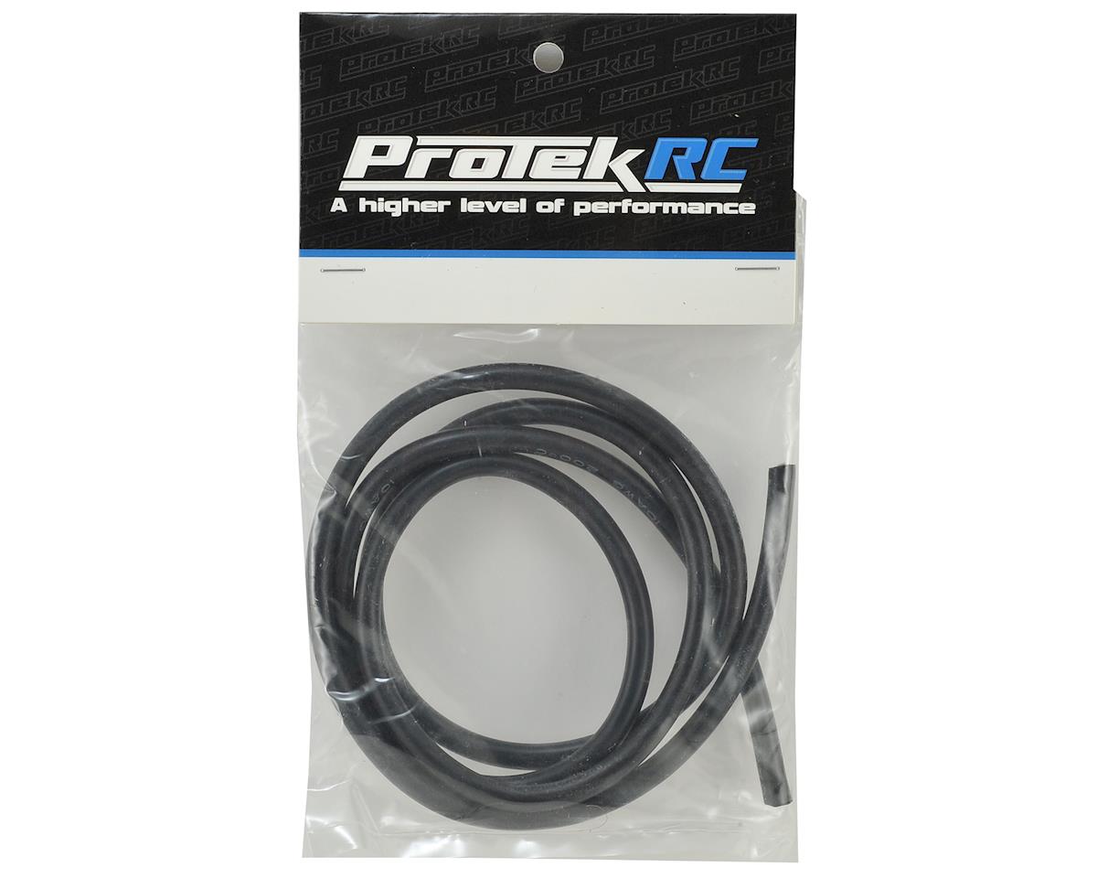 PTK-5611, ProTek RC 10awg Black Silicone Hookup Wire (1 Meter)