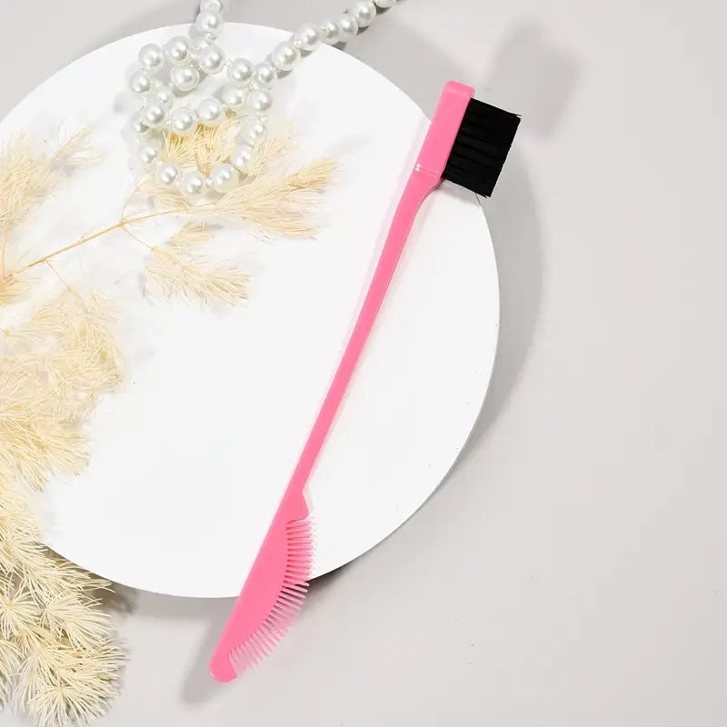 5pcs 2 In 1 Double-ended Eyebrow Brush & Eyelash Comb Makeup Tools Beauty Tool For Women Girl