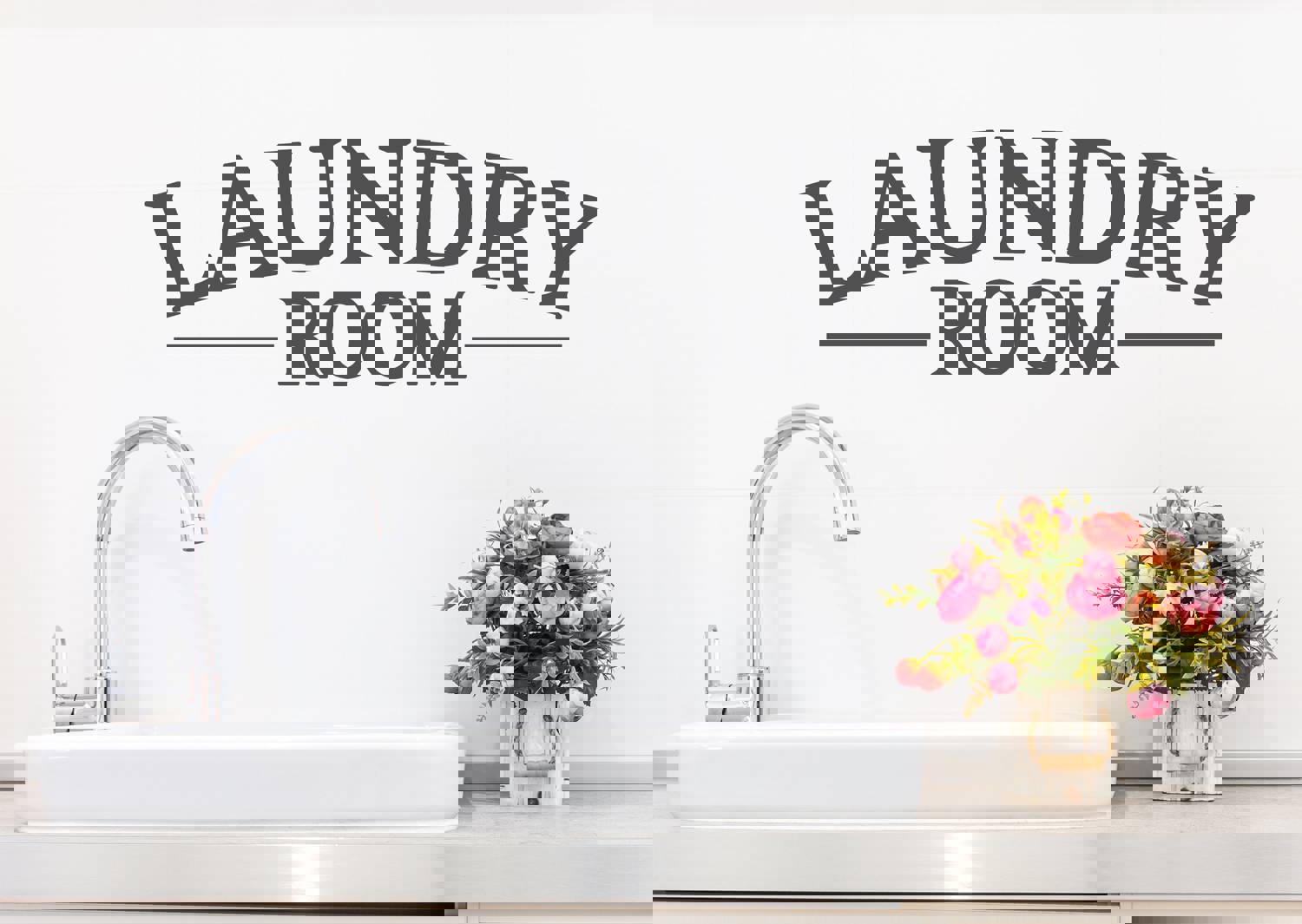 Laundry Room Wall Decal - Stylish and Functional Home Decor