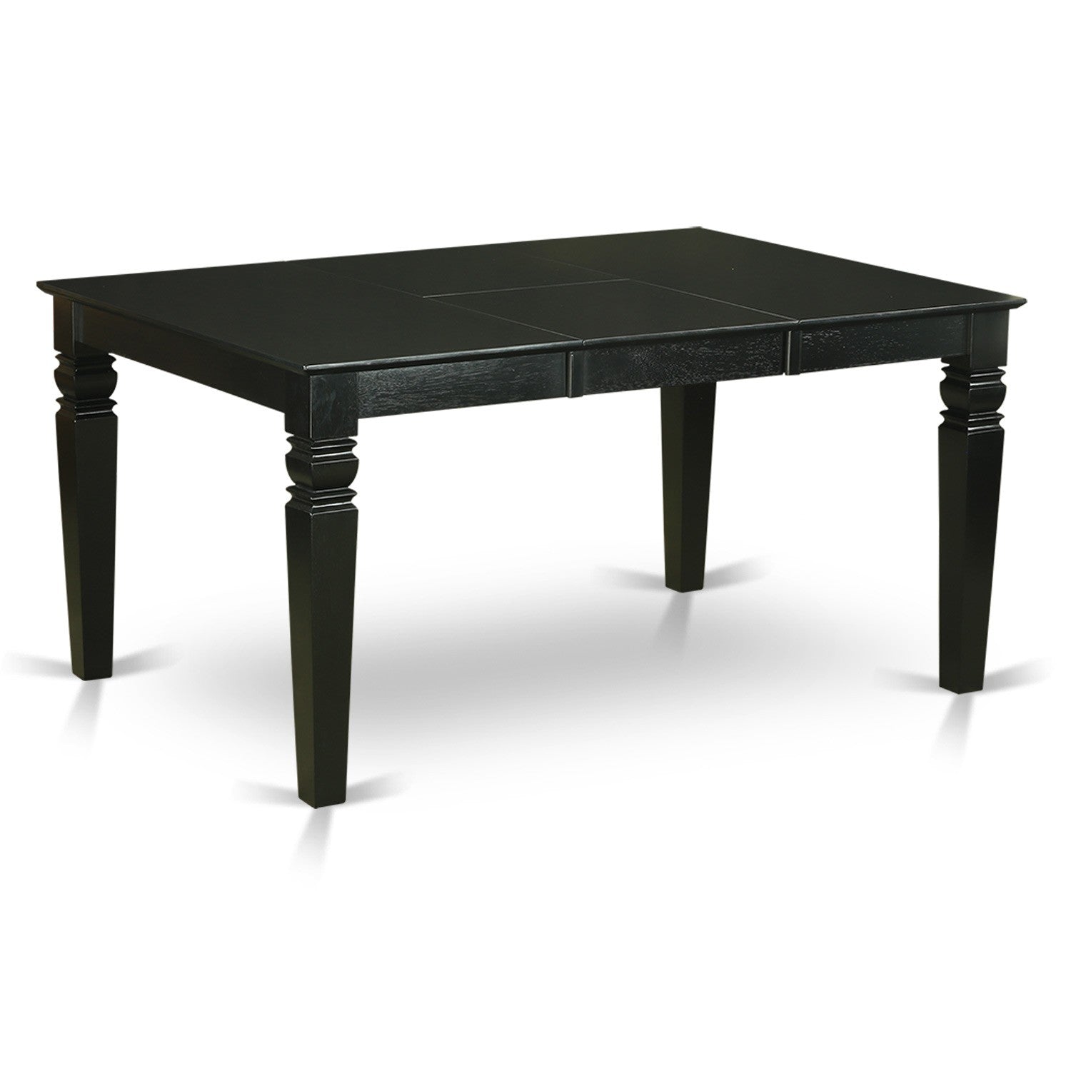 East West Furniture 5-Piece Kitchen Table Set with Extendable Leaf and 4 Parson Chairs
