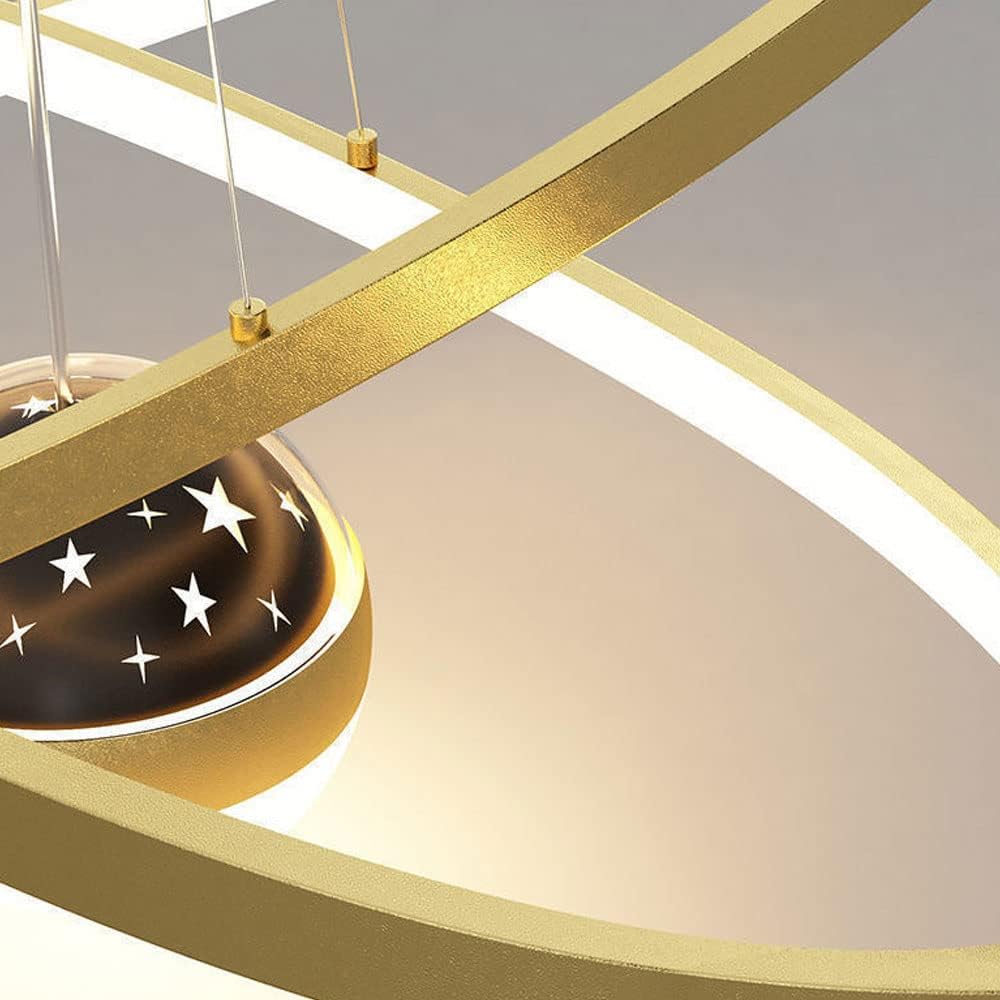 MIRODEMI® Modern Beautiful LED Hanging Chandelier for Living Room, Dining Room, Kitchen