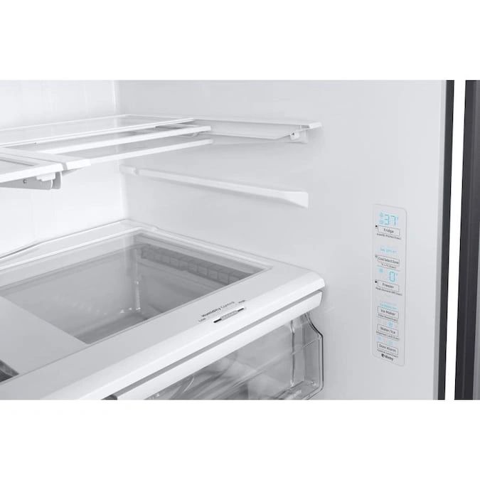 New in Box 28-cu ft French Door Refrigerator with Ice Maker (Fingerprint Resistant Black Stainless Steel) ENERGY STAR