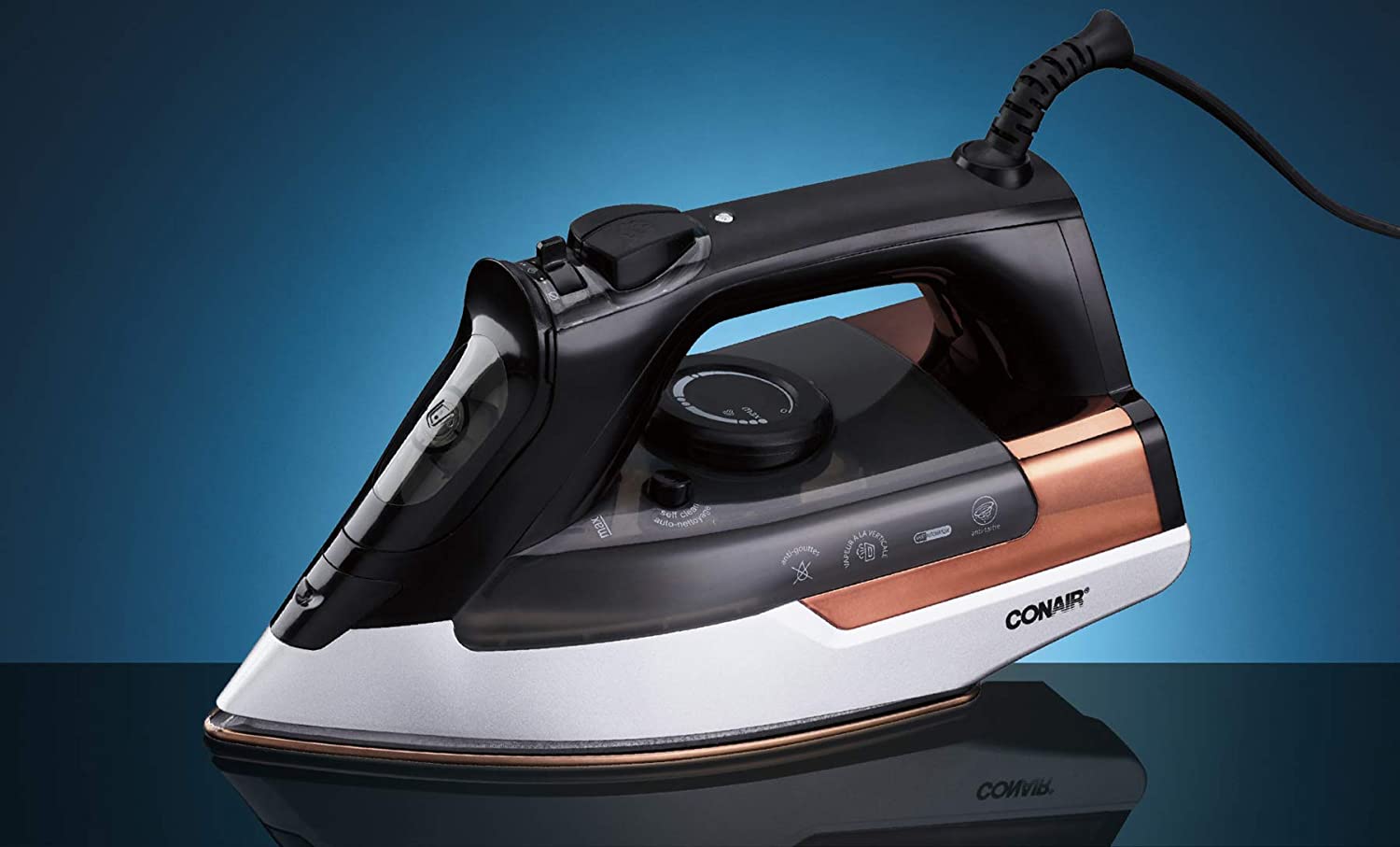 Conair Extreme Steam Pro Steam Clothing Iron, 1875-Watts with Nano Titanium Soleplate