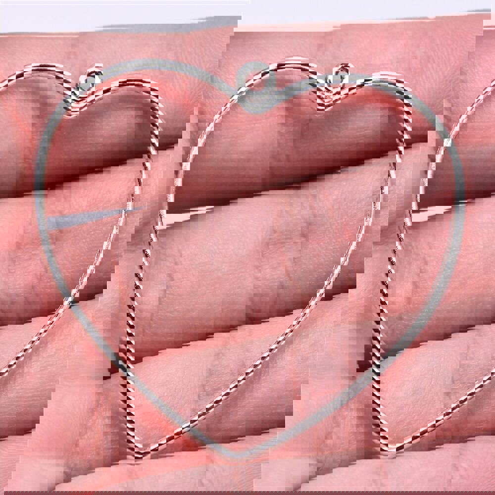 10pcs Antique Silver Hollow Heart Charms for DIY Jewelry Making