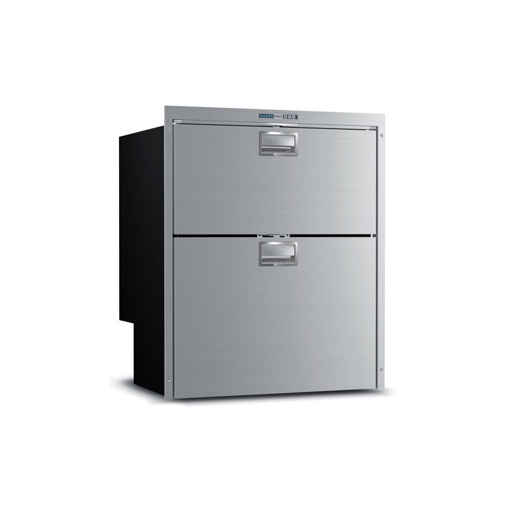 Vitrifrigo DW210IXD1-EXI-1 Stainless Steel Double Drawer Top Freezer with Ice Maker / Bottom Refrigerator