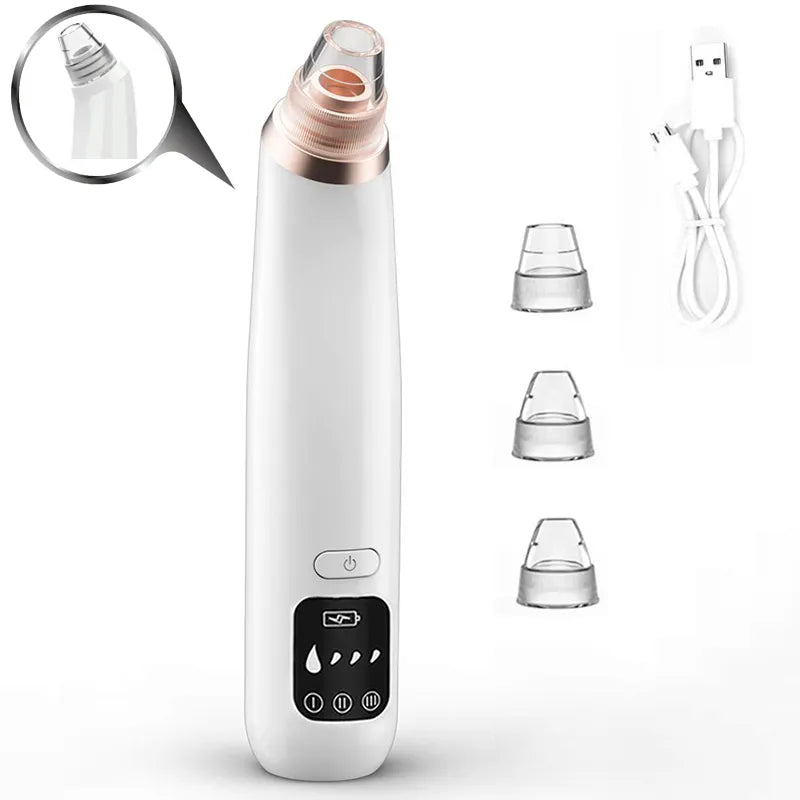 Electric Blackhead Remover Pore Cleaner Vacuum with 3 Temperature Levels