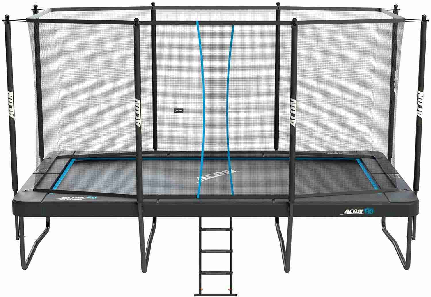 Acon Trampoline Air 16 Sport HD with Enclosure - 10x17ft Rectangular Trampoline Set