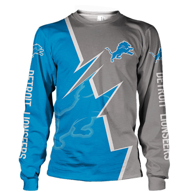 Detroit Lions Zigzag Sweatshirt for Fans