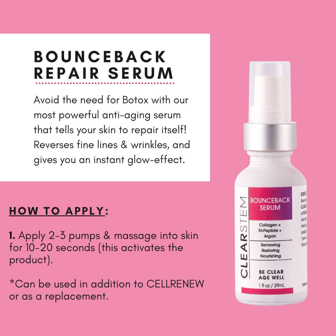 BOUNCEBACK - No Botox Serum by CLEARSTEM Skincare