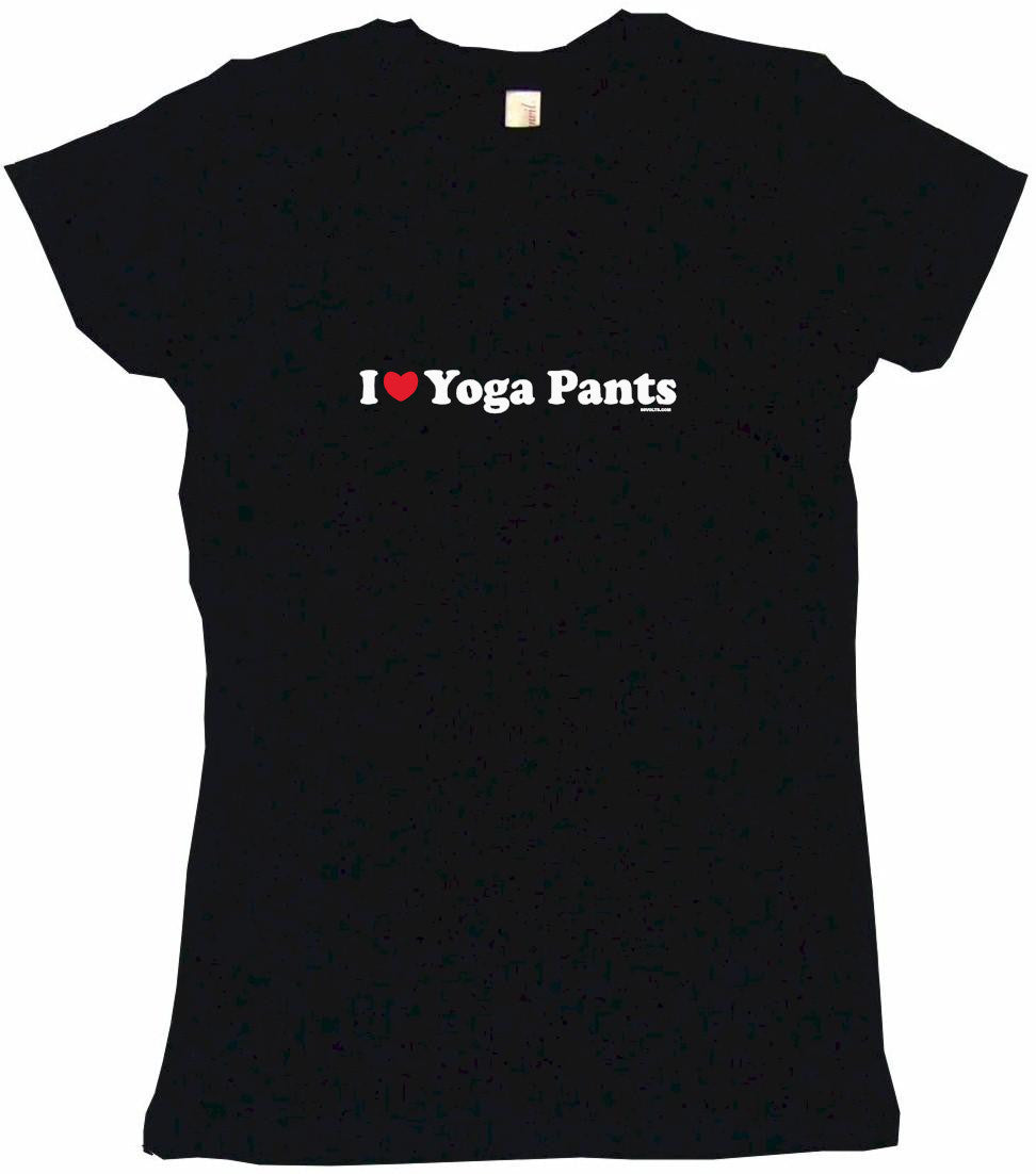I Heart Love Yoga Pants Tee Shirt OR Hoodie Sweat