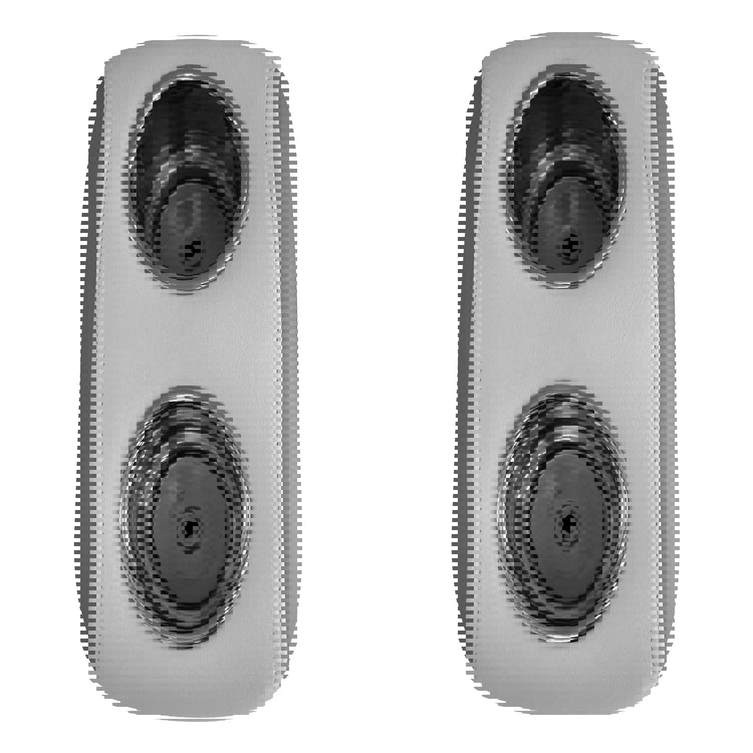 Wise 3059 Portable Stainless Steel Double Drink Holder for Pontoon Furniture