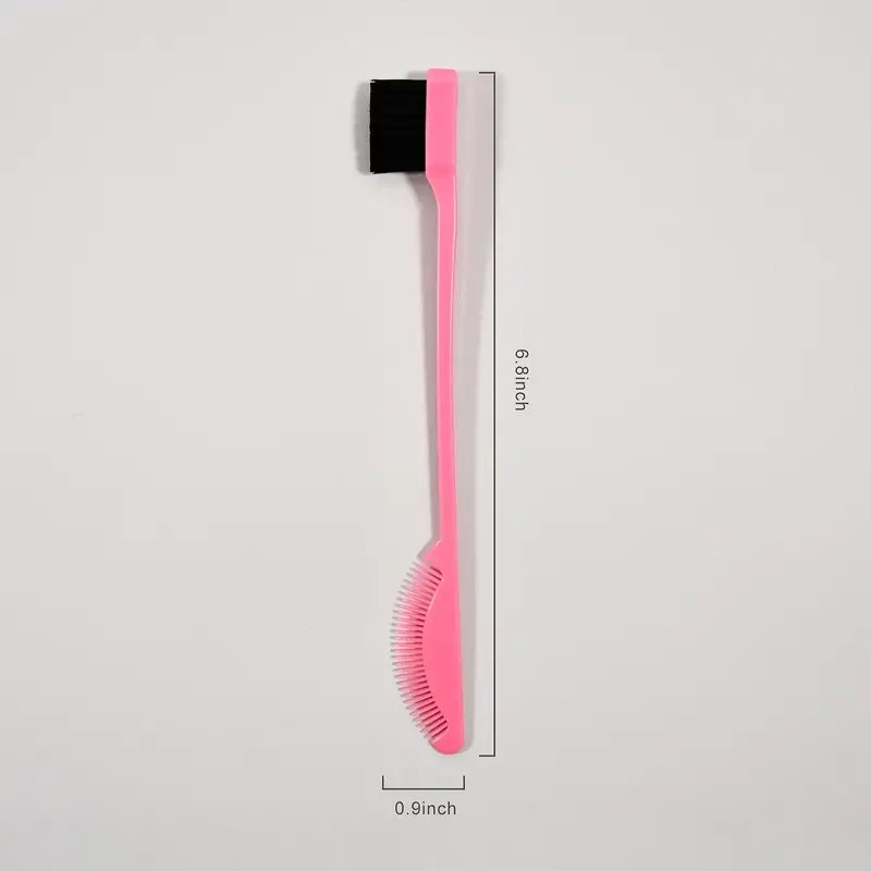 5pcs 2 In 1 Double-ended Eyebrow Brush & Eyelash Comb Makeup Tools Beauty Tool For Women Girl