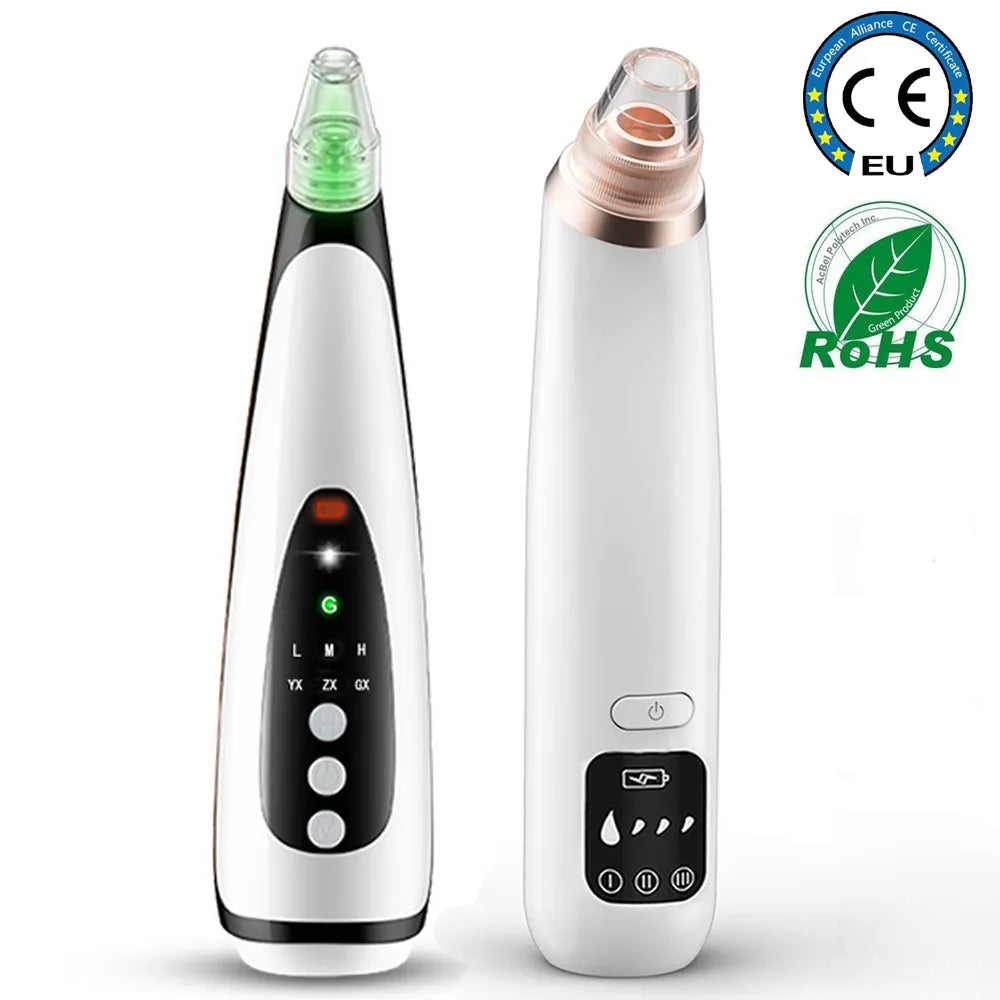 Electric Blackhead Remover Pore Cleaner Vacuum with 3 Temperature Levels