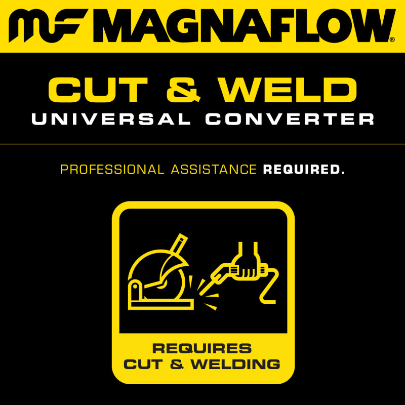 MagnaFlow Universal Catalytic Converter 2.50inch with Single O2 Sensor