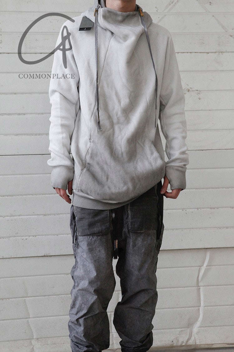 BORIS BIDJAN SABERI Light Grey Hoodie - HOODY2 F099