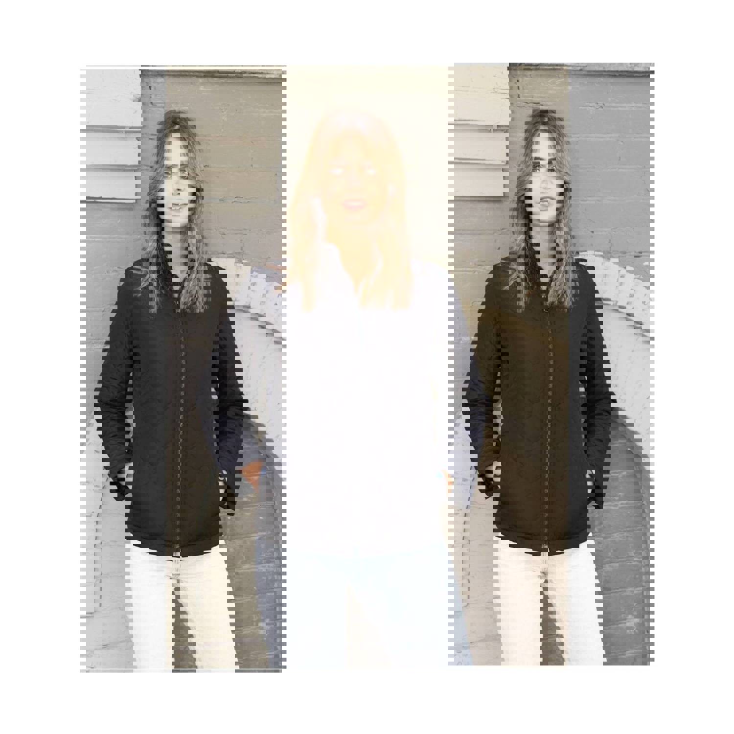 Tough Duck Women's Quilted Freezer Jacket - Black