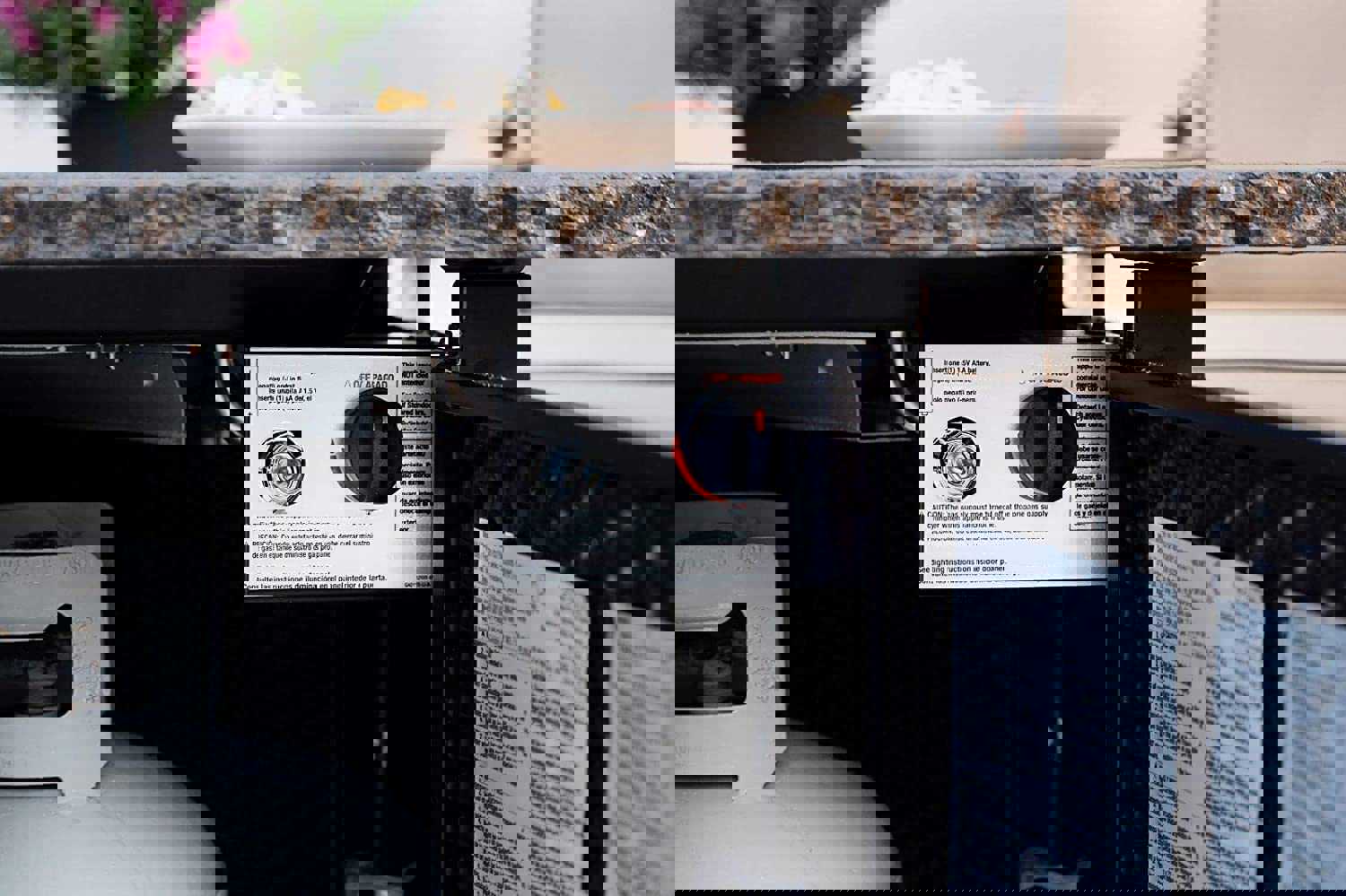 Endless Summer 30 In. Outdoor Propane Gas Lava Rock Top Fire Pit