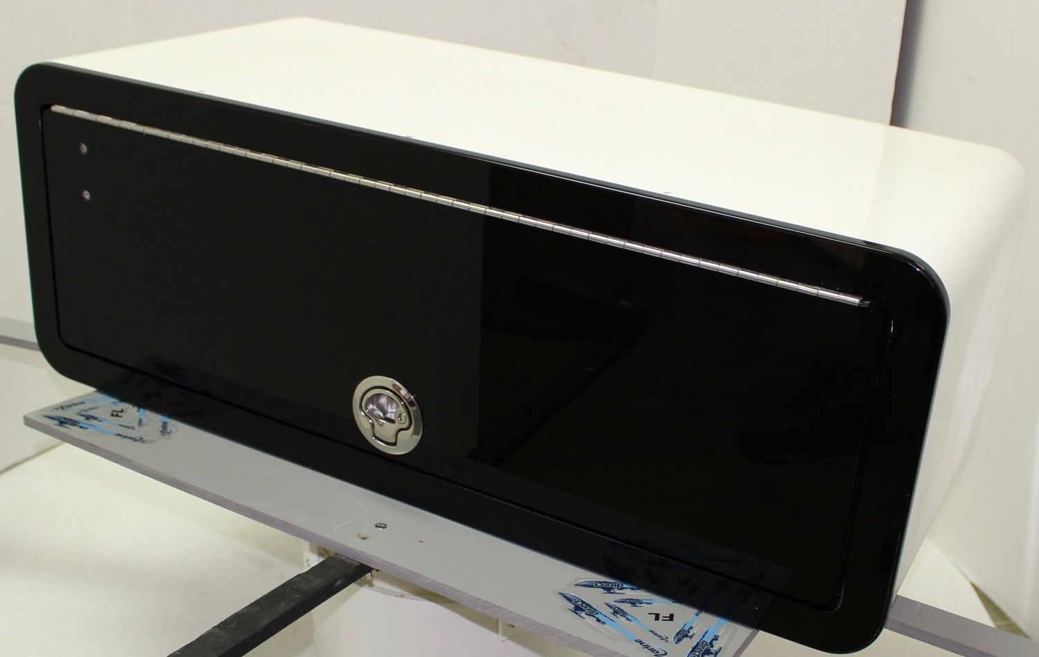 C&M Marine - 24" T-Top Fiberglass Electronics Box (White) for Center Console Boats