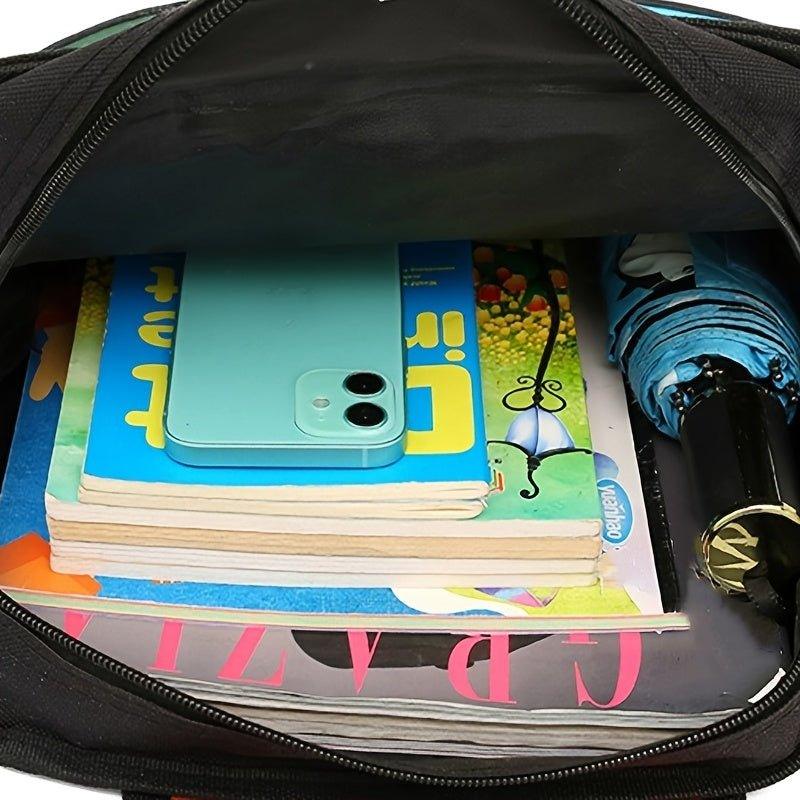MezyTicky Student 3D Three-dimensional Backpack - Fashion Comic Book Bags for Teenagers