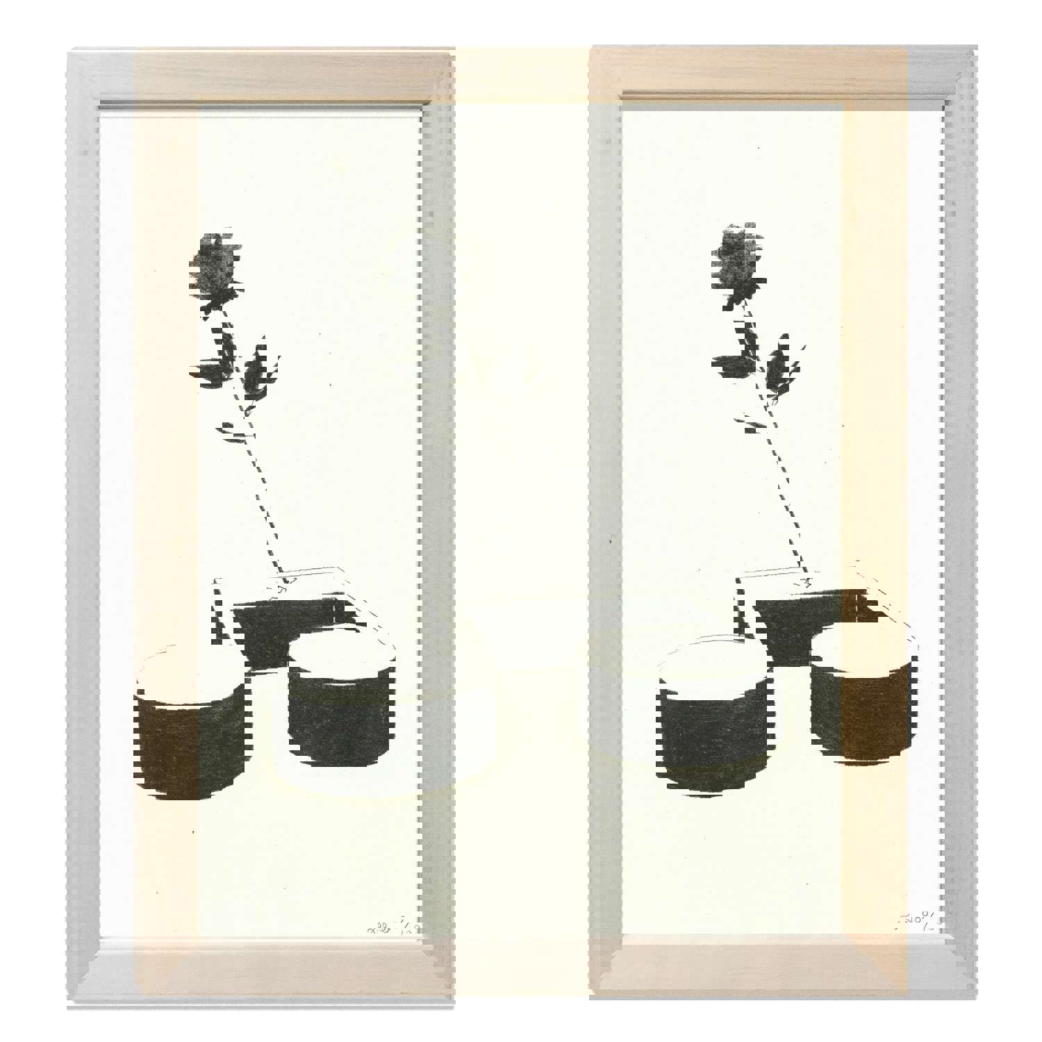 Music Note 1 XL Riso Print - Unique Artistic Poster