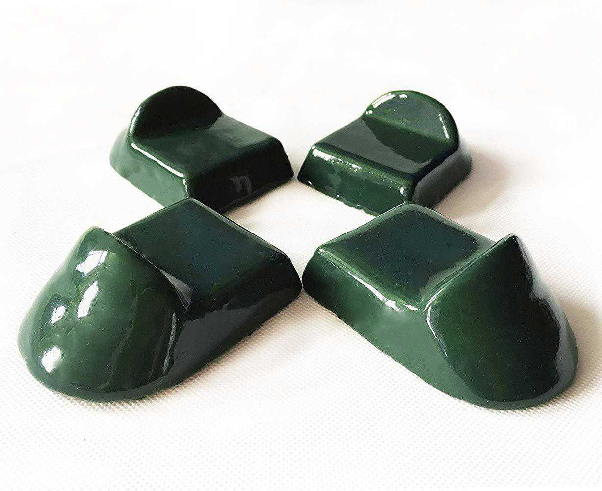 Ceramic Grill Feet Set of 4 - Compatible with Primo, Big Green Egg, Kamado Joe Charcoal Grills