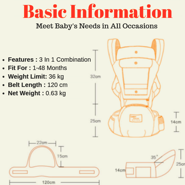 Ergonomic Baby Travel Carrier - Doctor Recommended