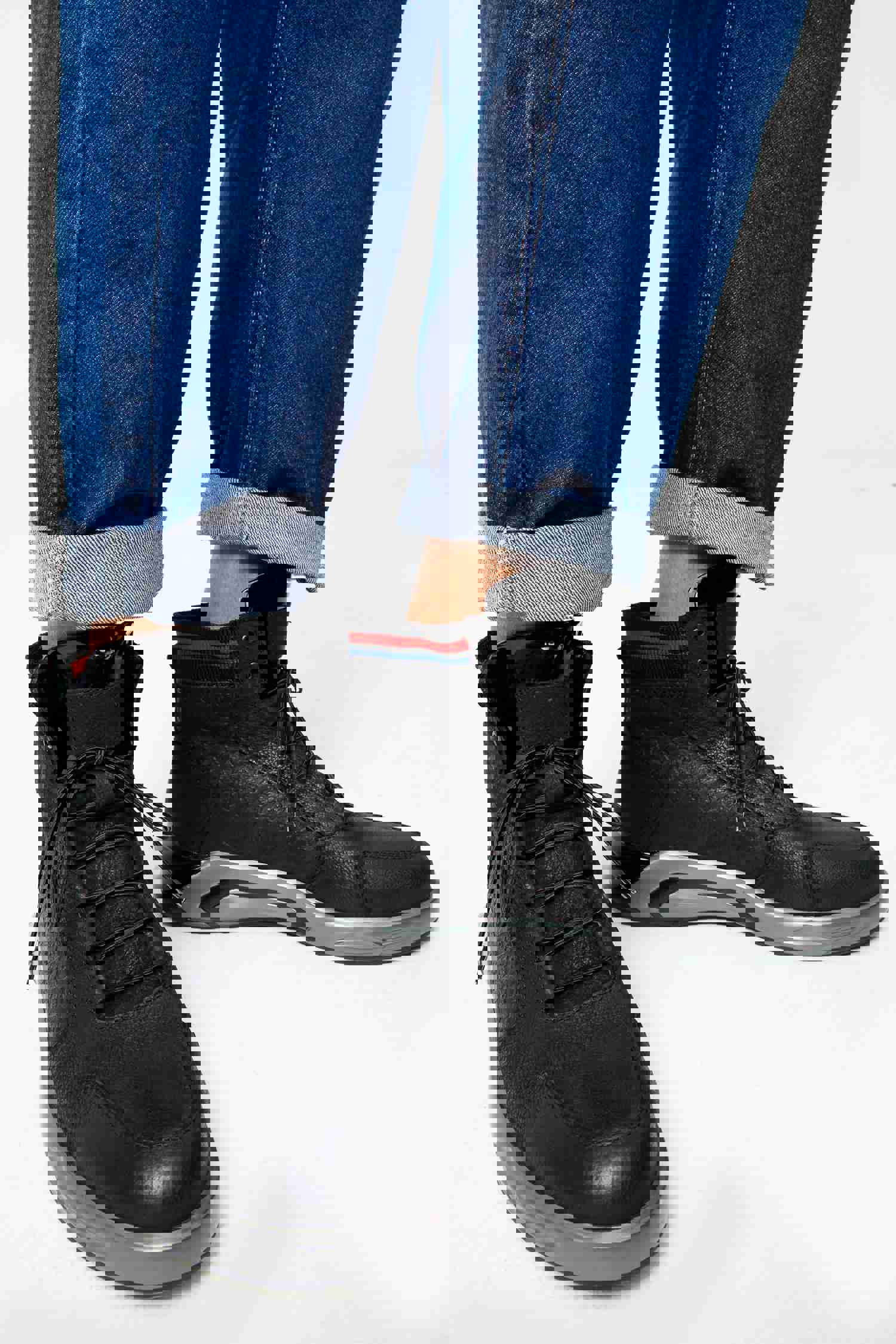 Caracas Black Suede Leather Casual Men Boot
