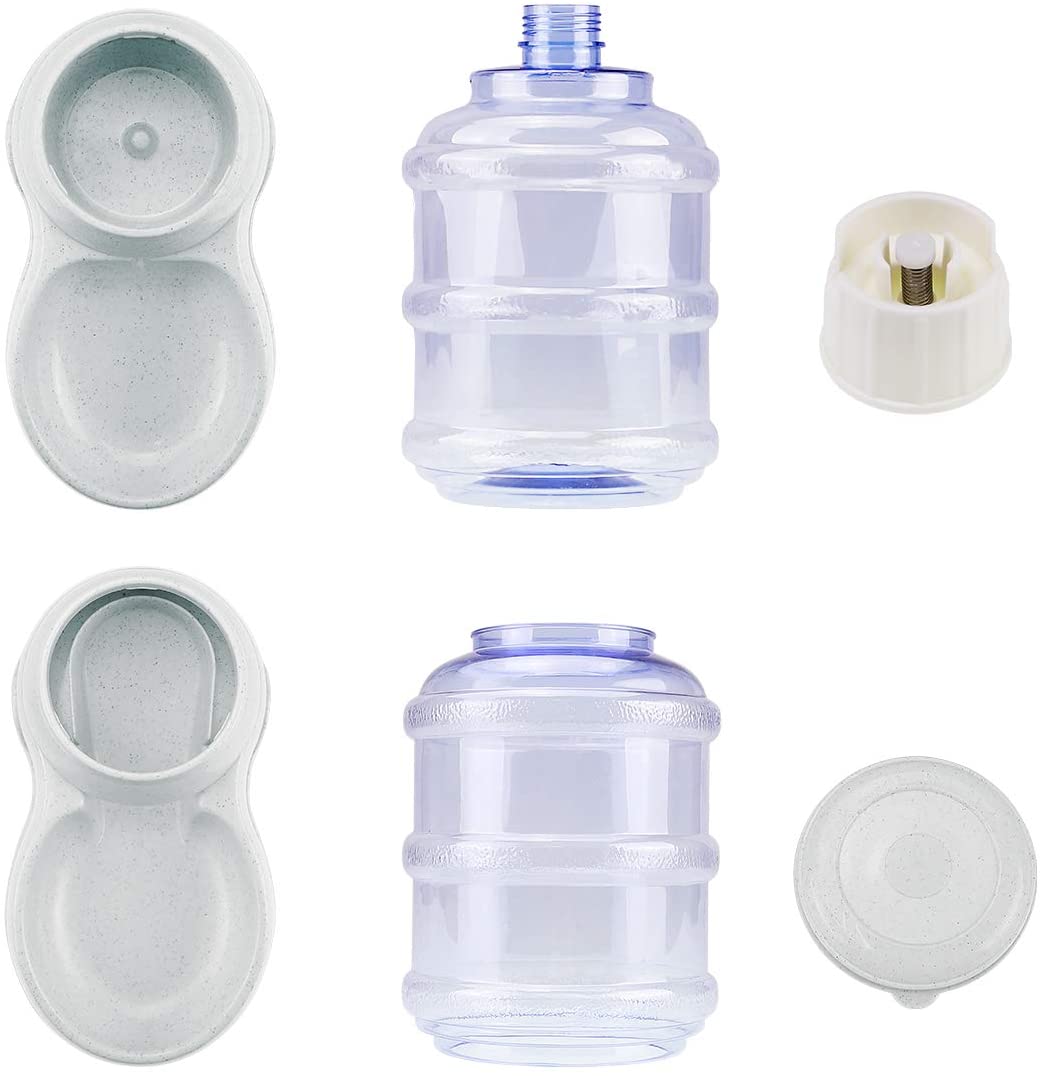 Automatic Pet Feeder and Water Dispenser for Dogs, Cats, Puppies, and Kittens - Gravity Feeding Supplies