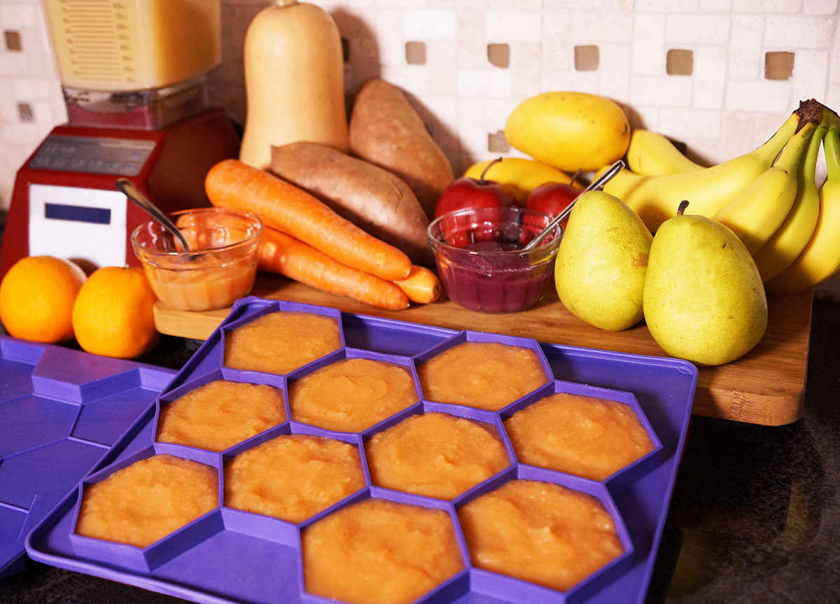 Baby Ready® Freezer Container - Easy Portioning for Baby Food