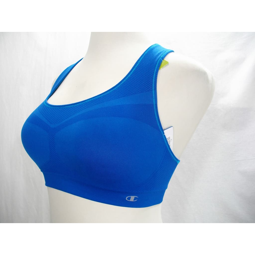 Champion 2900 Freedom Seamless Wire Free Sports Bra - Bozzetto Blue
