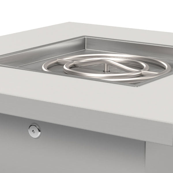 The Outdoor Plus Unfinished Square Fire Pit Table for DIY