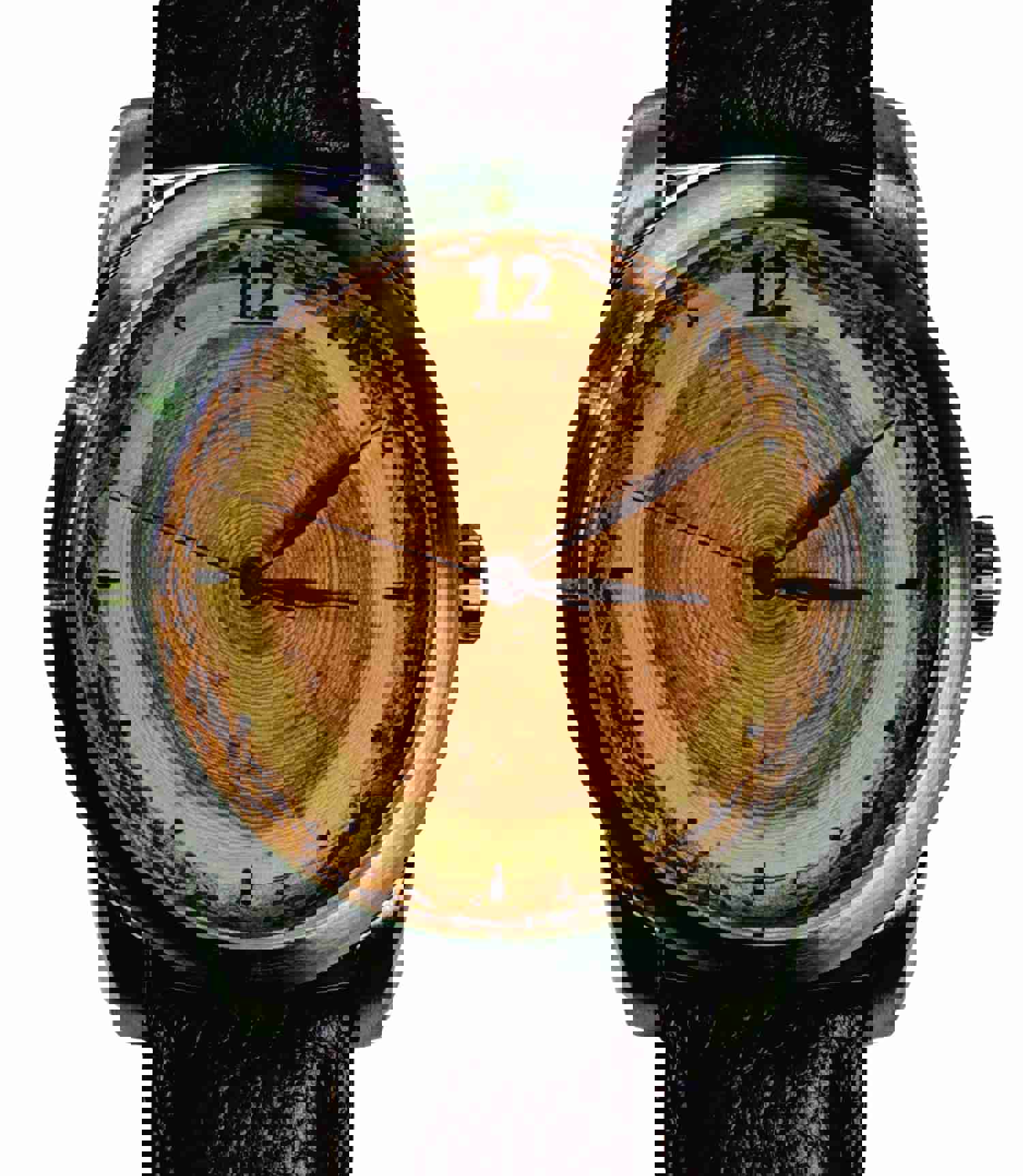 60th Birthday Gift Watch - Unique Wooden Timepiece for Him or Anniversary Gift for Parents