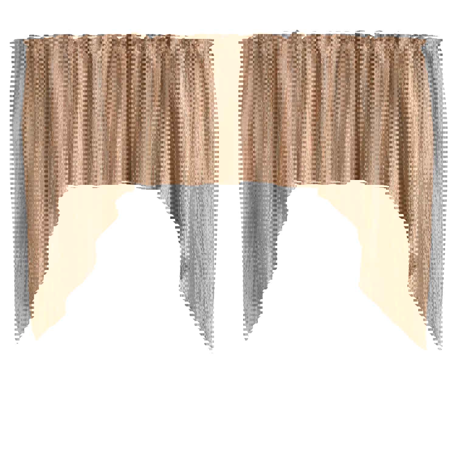 Crushed Crinkle Taffeta Swag Window Valance 72 Wide / 36 Tall