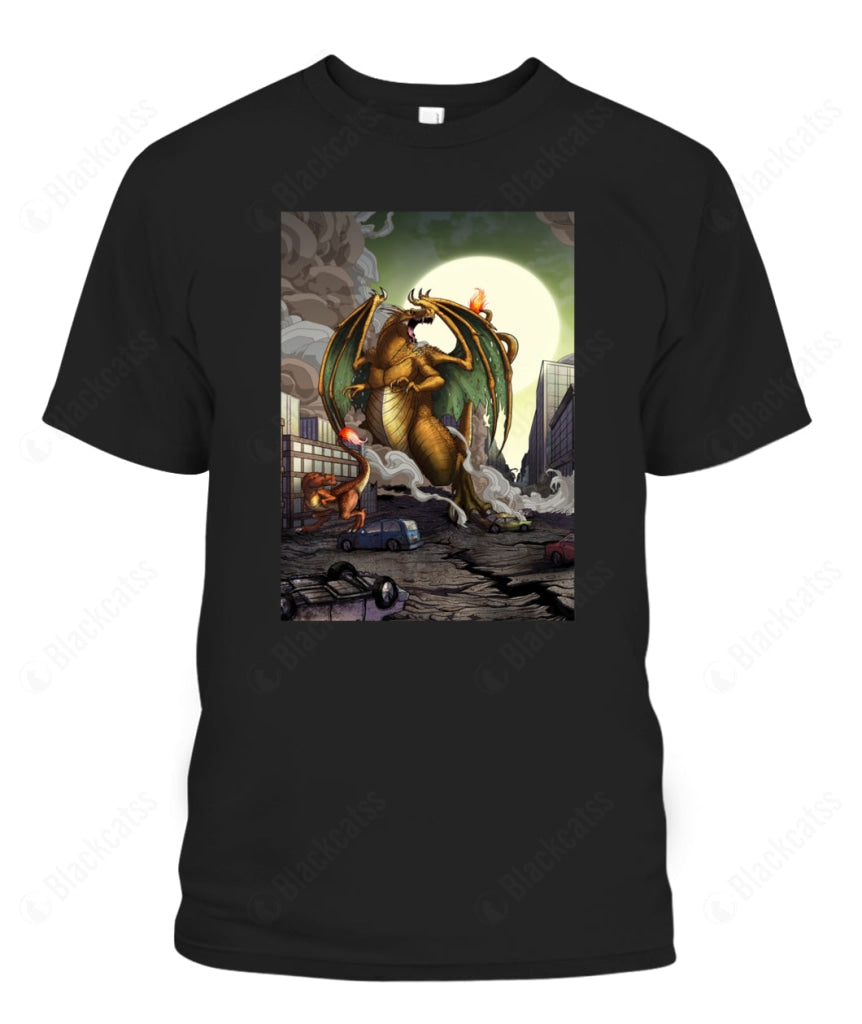 Charizard Kaiju Custom Graphic T-Shirt - Unisex Classic Fit