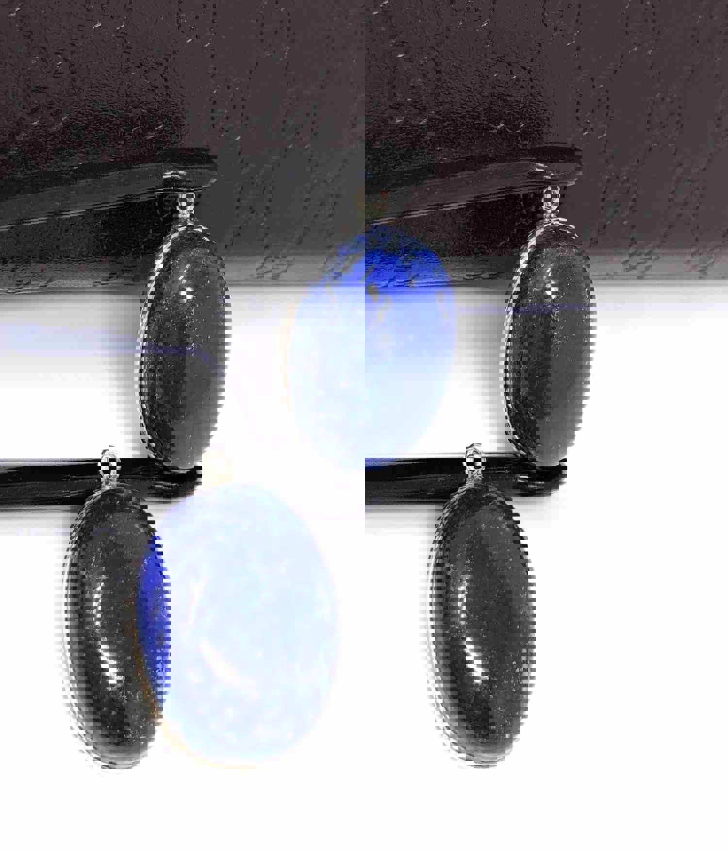 2 Pcs Lapis Lazuli Charms, Gemstone Charms for Jewelry Making, DIY Jewelry Supplies