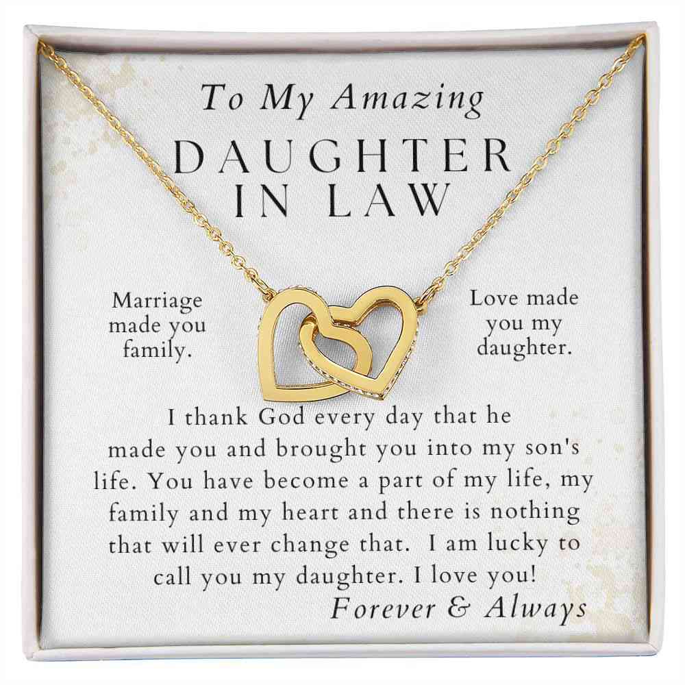 I Am Lucky - Heartfelt Gift for Daughter-in-Law from Mother-in-Law or Father-in-Law
