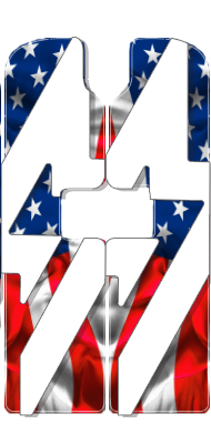 MERICA Decal Kit for Super 73 RX / R / S2 Adventure - American Flag Design